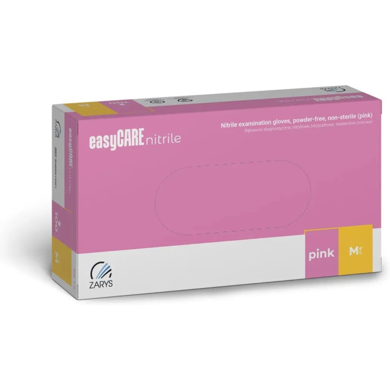 Rękawice Nitrylowe PINK S Zarys Bezpudrowe A100